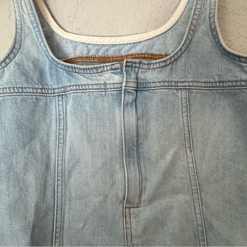 Madewell Light Blue Denim Shift Dress - Picture 5 of 8
